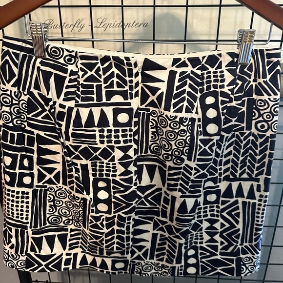 J. Crew Black and White Pencil Mini Skirt - Picture 3 of 6